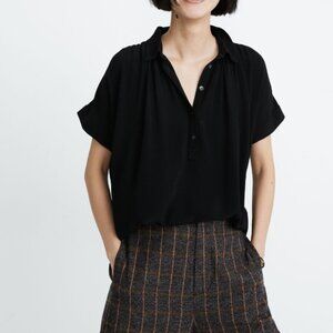 Madewell Central Drapey Popover Shirt